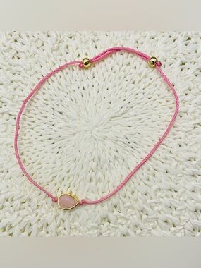 GORJANA Power Gemstone rose quartz pink bracelet